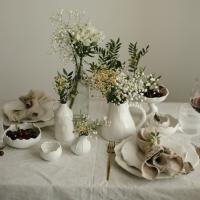 Сливочник "Белый Жемчуг волна" купить в интернет-магазине Антикварня