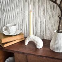 Подсвечник низкий Загогулина купить в интернет-магазине Антикварня