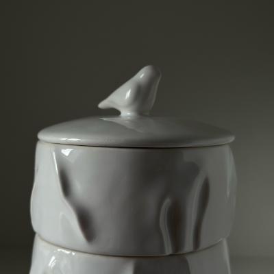 Рамекин с крышкой с птичкой ручной работы ручной работы, купить в интернет-магазине антикварня