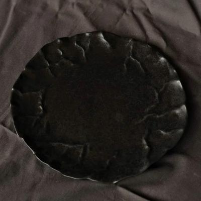 Тарелка большая "Черный Жемчуг 2" ручной работы, купить в интернет-магазине антикварня